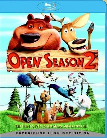 The Blu-ray box for the 2009 direct-to-video movie "Open Season 2"