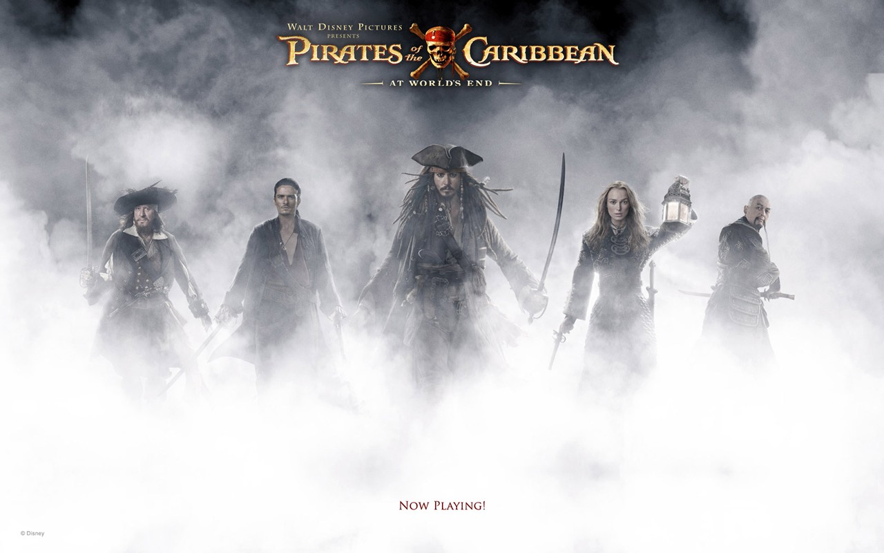 "Pirates of the Caribbean: At World's End" desktop wallpaper (1280 x 800 pixels)