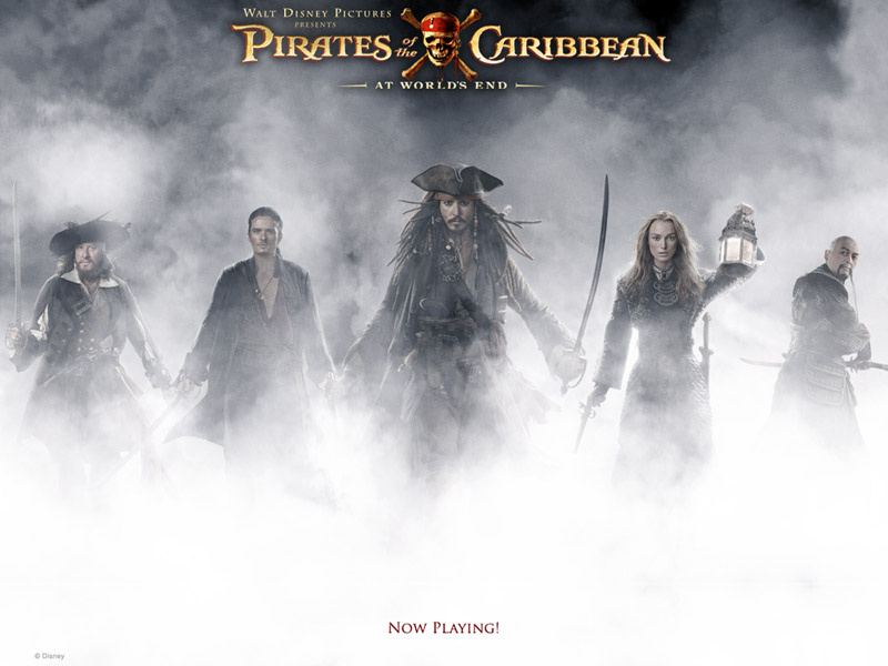 "Pirates of the Caribbean: At World's End" desktop wallpaper (800 x 600 pixels)