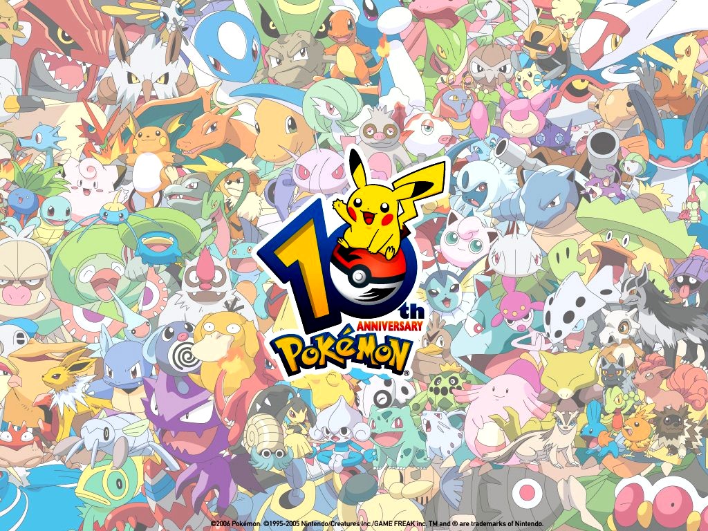 "Pokemon" desktop wallpaper number 1 (1024 x 768 pixels)
