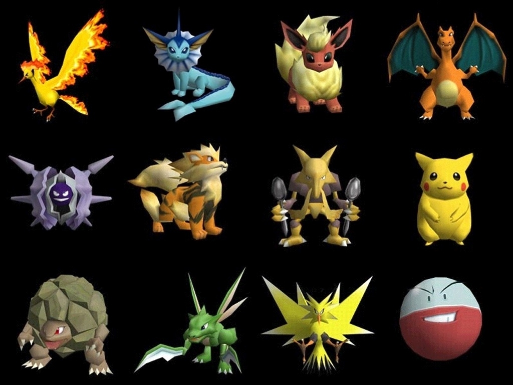"Pokemon" desktop wallpaper number 2 (1024 x 768 pixels)