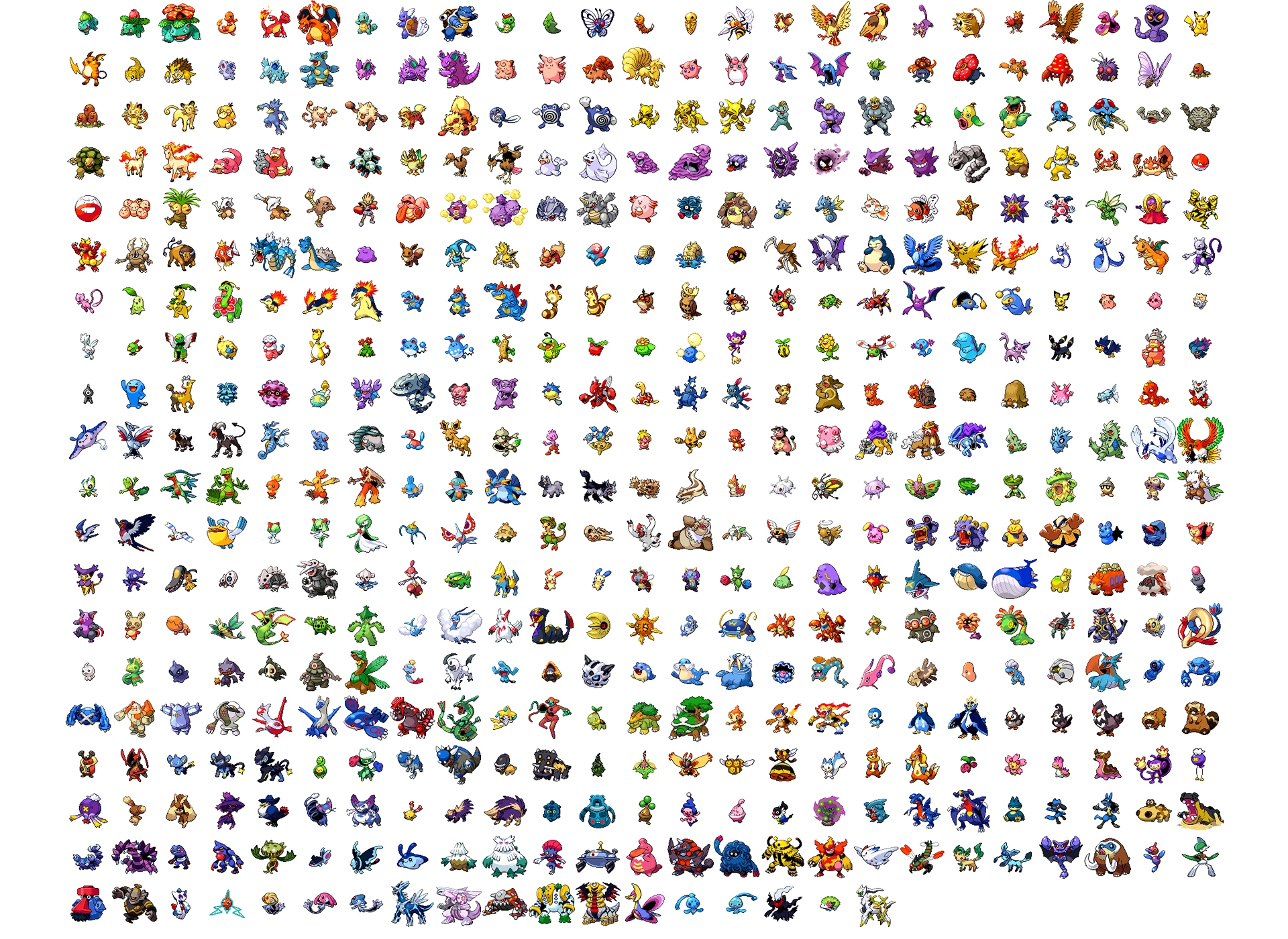 "Pokemon" desktop wallpaper number 4 (1920 x 1400 pixels)