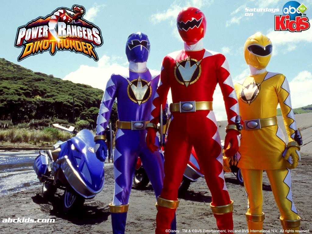 "Power Rangers Dino Thunder" desktop wallpaper number 2 (1024 x 768 pixels)