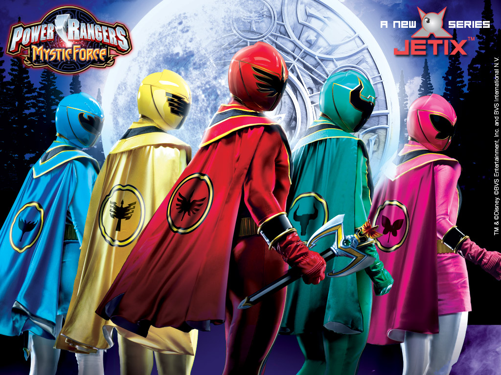 "Power Rangers Mystic Force" desktop wallpaper (1024 x 768 pixels)