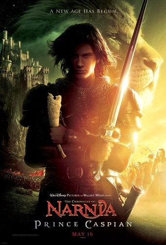 One of the posters for the 2008 movie "The Chronicles of Narnia: Prince Caspian"