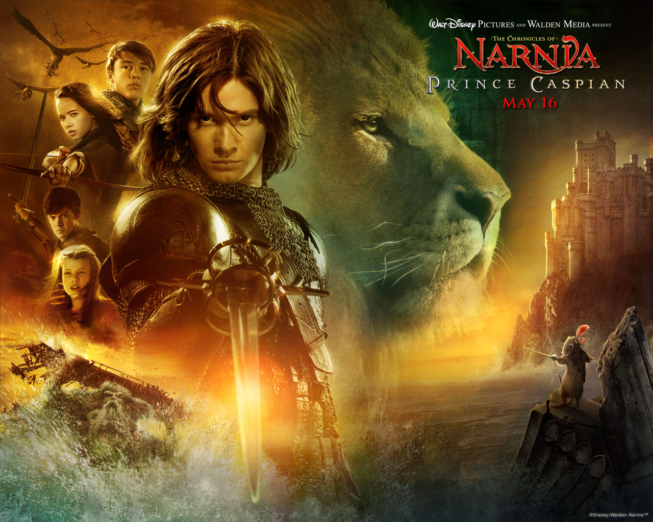 "The Chronicles of Narnia: Prince Caspian" desktop wallpaper (1280 x 1024 pixels)