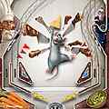 Click here to play the Flash game "Ratatouille: Rat 'N' Roll Pinball"