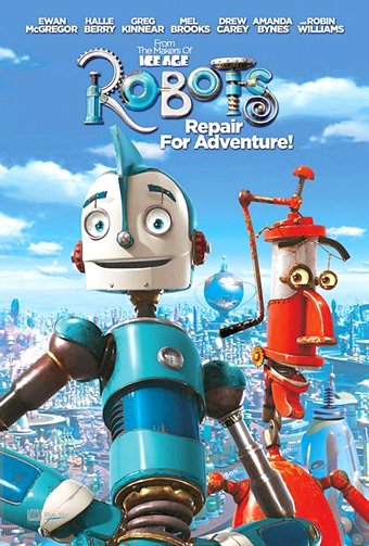 One of the posters for the 2005 movie "Robots"