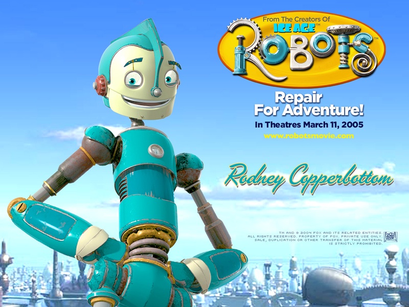 "Robots" desktop wallpaper (800 x 600 pixels)