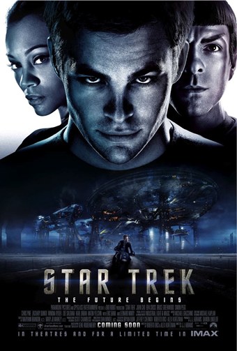 One of the posters for the 2009 "Star Trek" movie