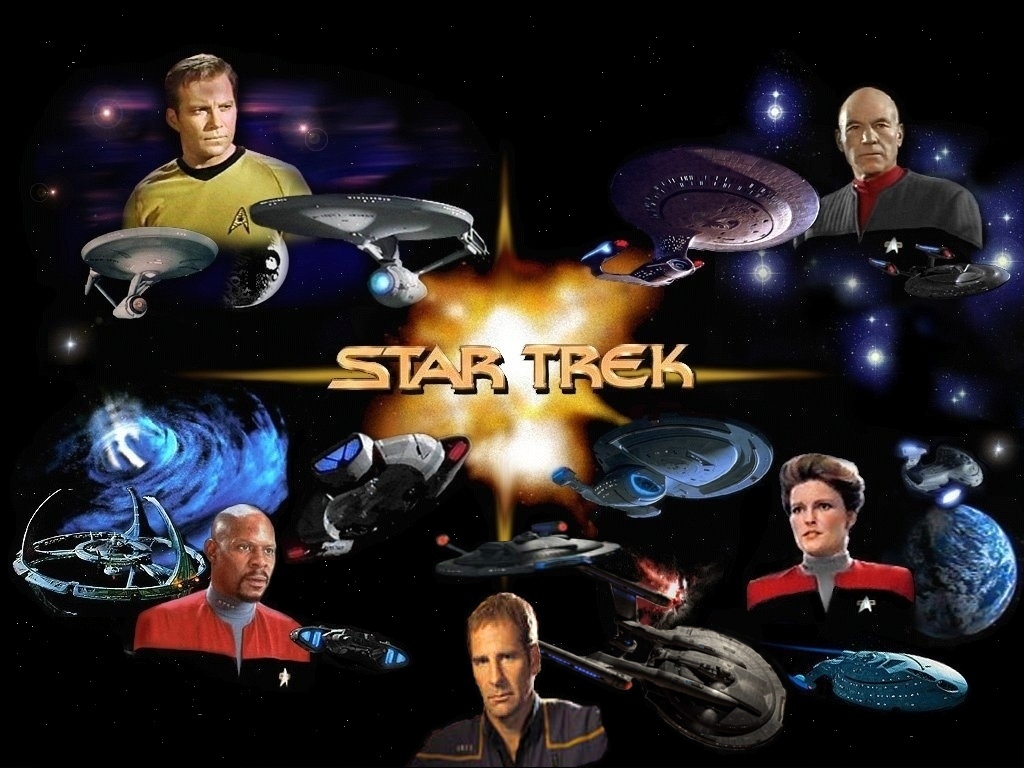 "Star Trek" desktop wallpaper number 1 (1024 x 768 pixels)