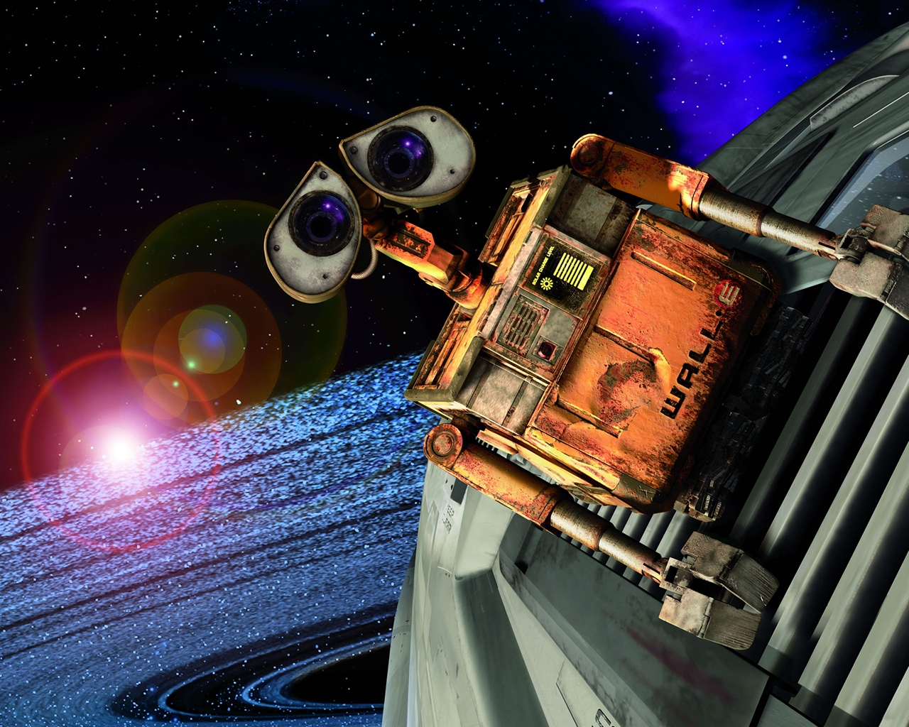 "WALL-E" desktop wallpaper number 2 (1280 x 1024 pixels)