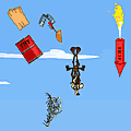 Click here to play the Flash game "Wile E. Coyote: Debris Derby"