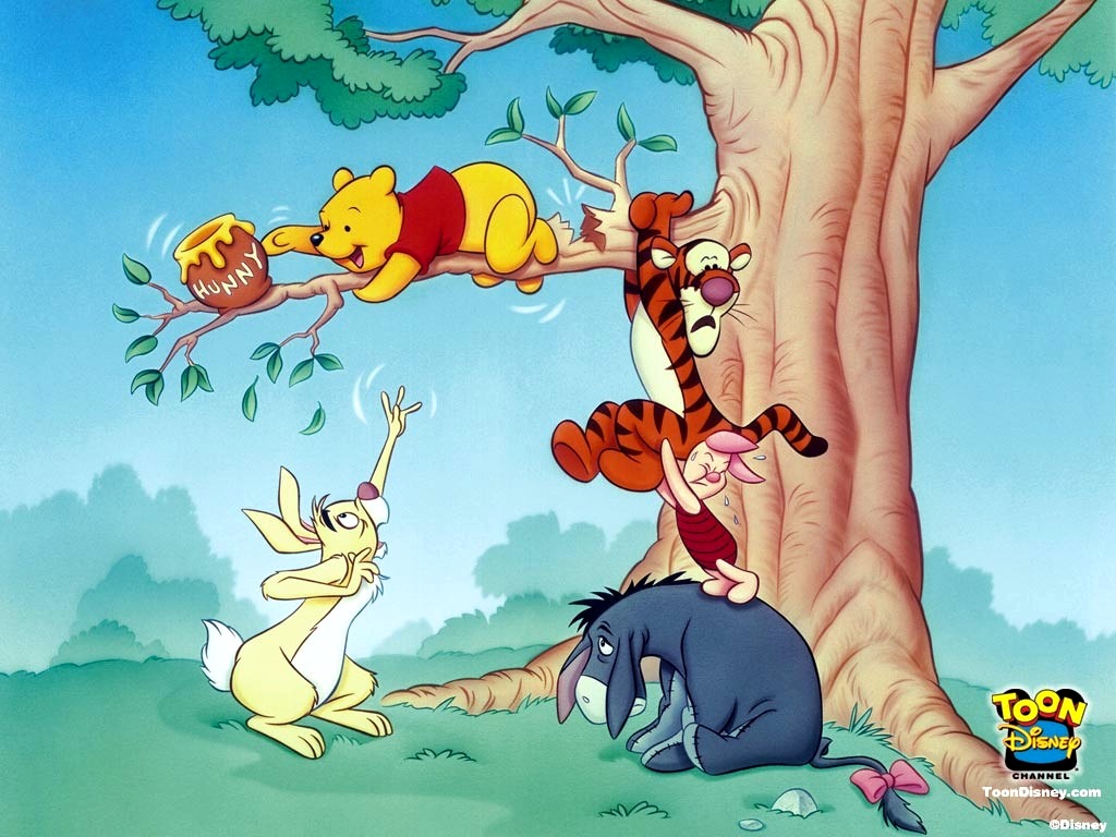 "Winnie the Pooh" desktop wallpaper number 1 (1024 x 768 pixels)