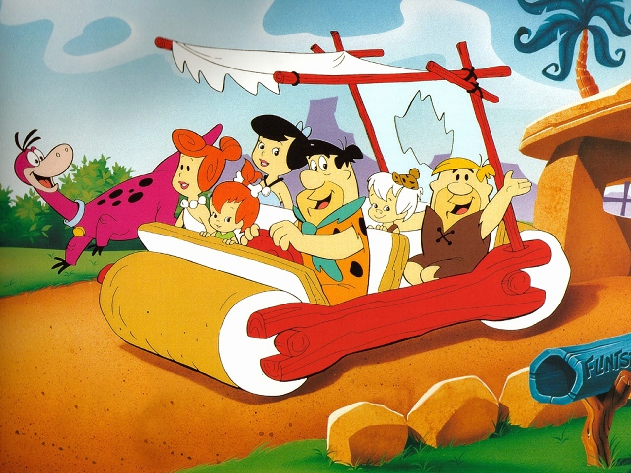 "The Flintstones" desktop wallpaper (1280 x 960 pixels)
