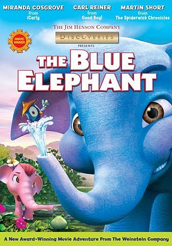 One of the posters for the 2008 movie "The Blue Elephant", which was the US release of Khan Kluay