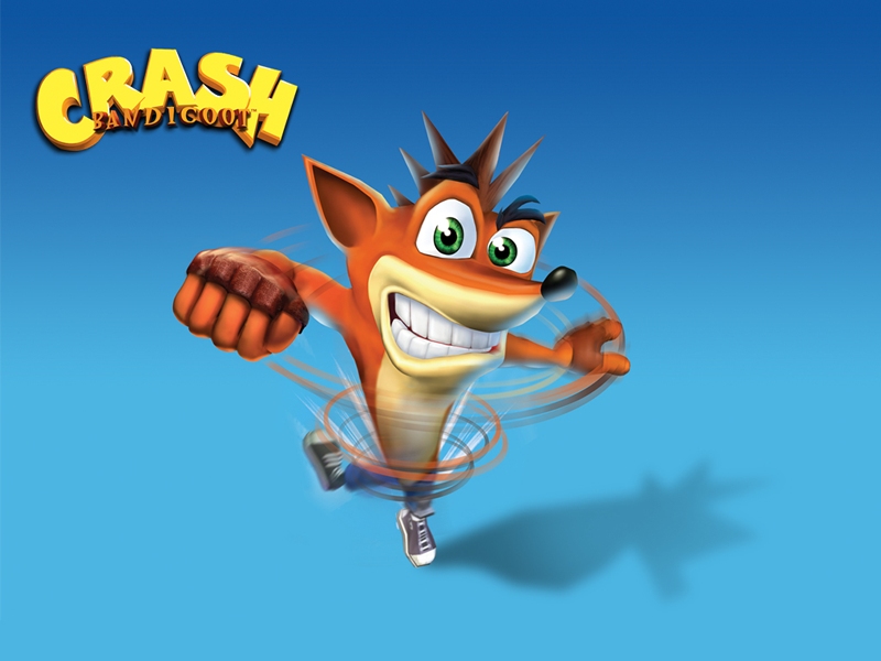 "Crash Bandicoot" desktop wallpaper (800 x 600 pixels)