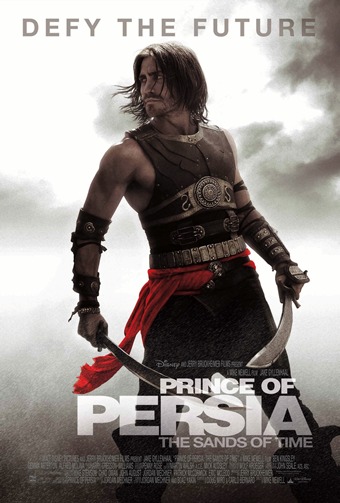 One of the posters for the 2010 movie "Prince of Persia: The Sands of Time"