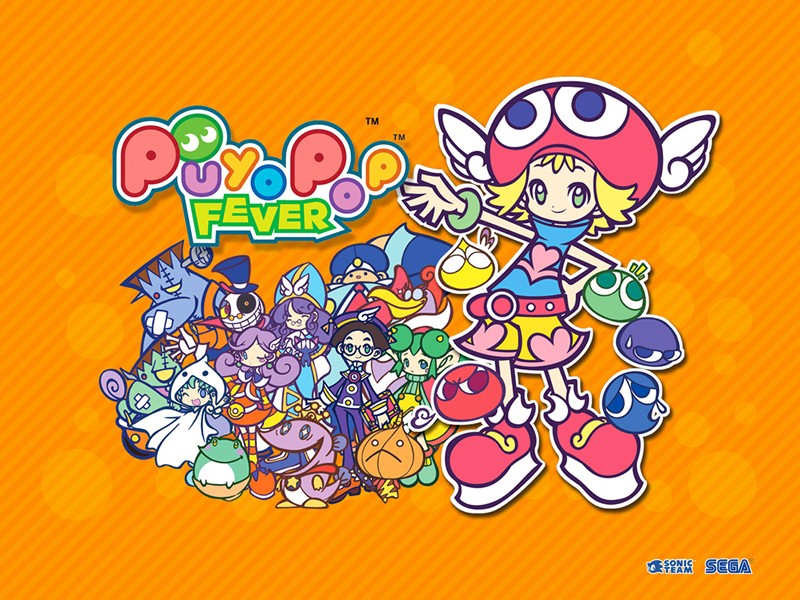 "Puyo Pop Fever" desktop wallpaper (800 x 600 pixels)