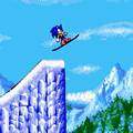 Click here to play the Flash game "Sonic the Hedgehog: Sonic Snowboarding Demo" (3 different versions)