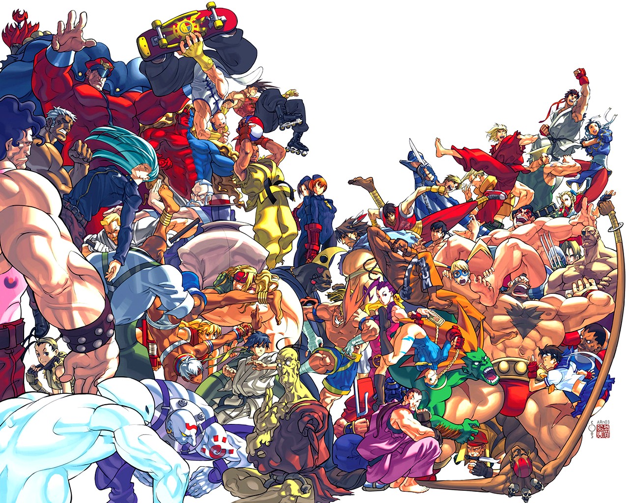 "Street Fighter" desktop wallpaper (1280 x 1024 pixels)