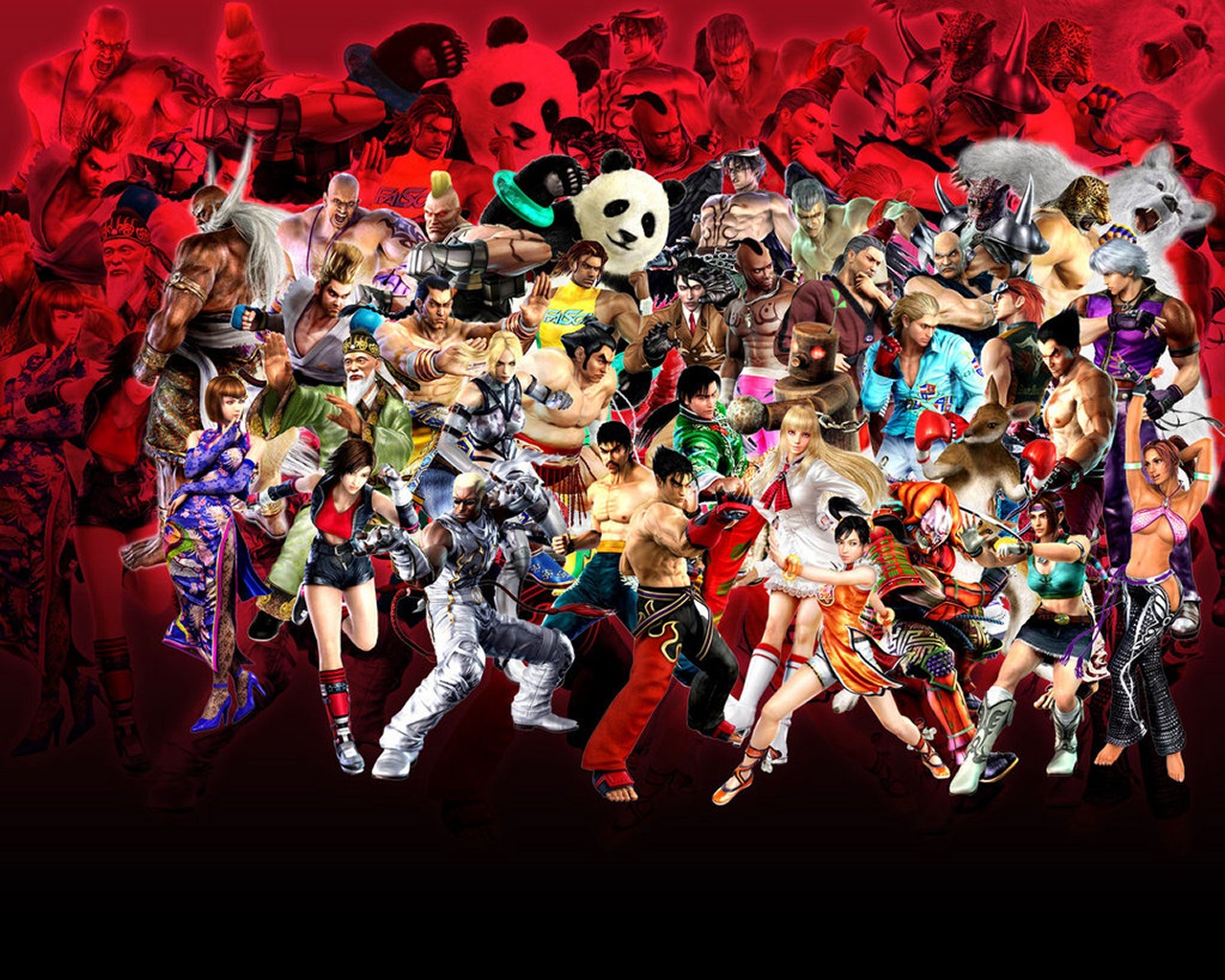 "Tekken" desktop wallpaper (1280 x 1024 pixels)