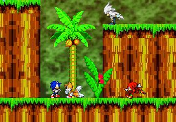 Click here to play the Flash game "Sonic Smash Brothers"