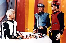 Click here to listen to the closing title music from the 1967 series "Captain Scarlet" (MP3 format - 891 KB)