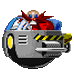 Dr. Robotnik (a.k.a. Eggman) flying - Click here to play a Java Applet "Dr. Robotnik" game