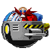Dr. Robotnik (a.k.a. Eggman) flying - Click here to play a Java Applet "Dr. Robotnik" game