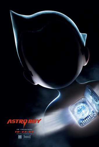 The teaser poster for the 2009 "Astro Boy" movie
