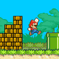 Click here to play the Flash game "Super Mario Brothers: Mario's Time Attack Remix"