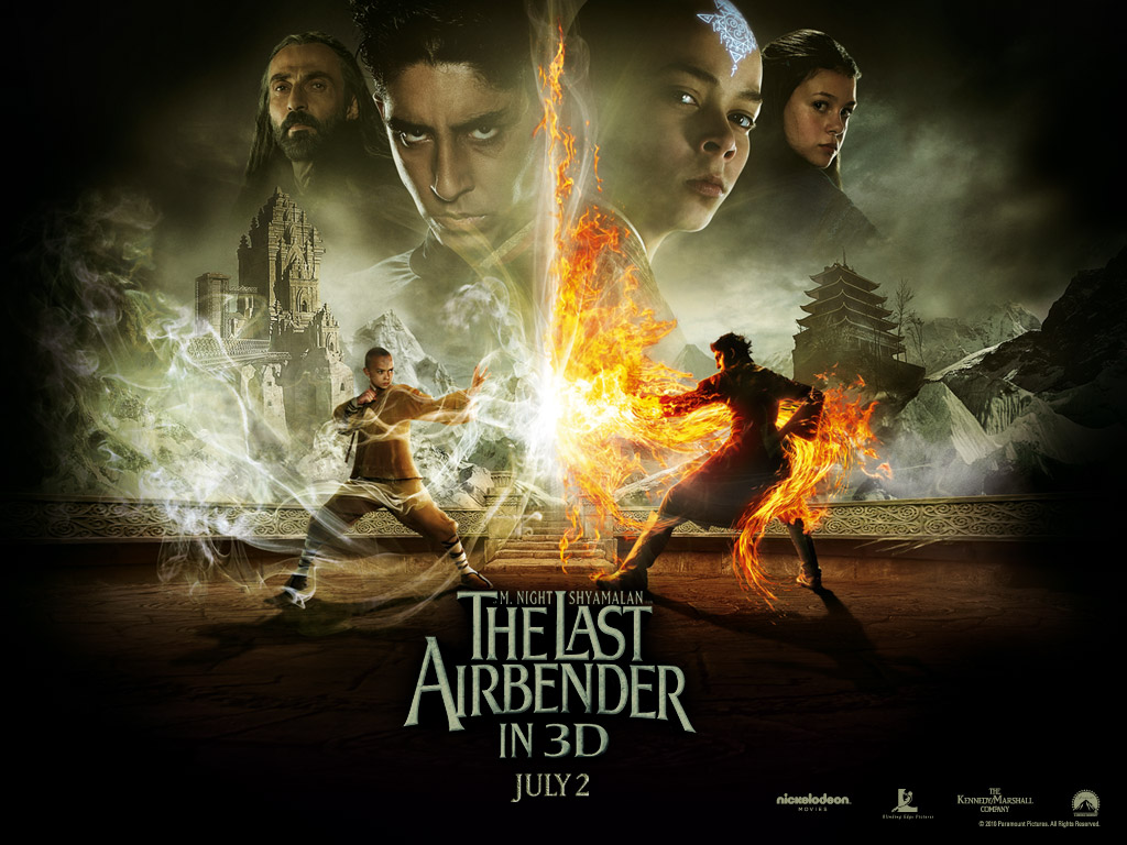"Avatar: The Last Airbender Movie" desktop wallpaper (1024 x 768 pixels)