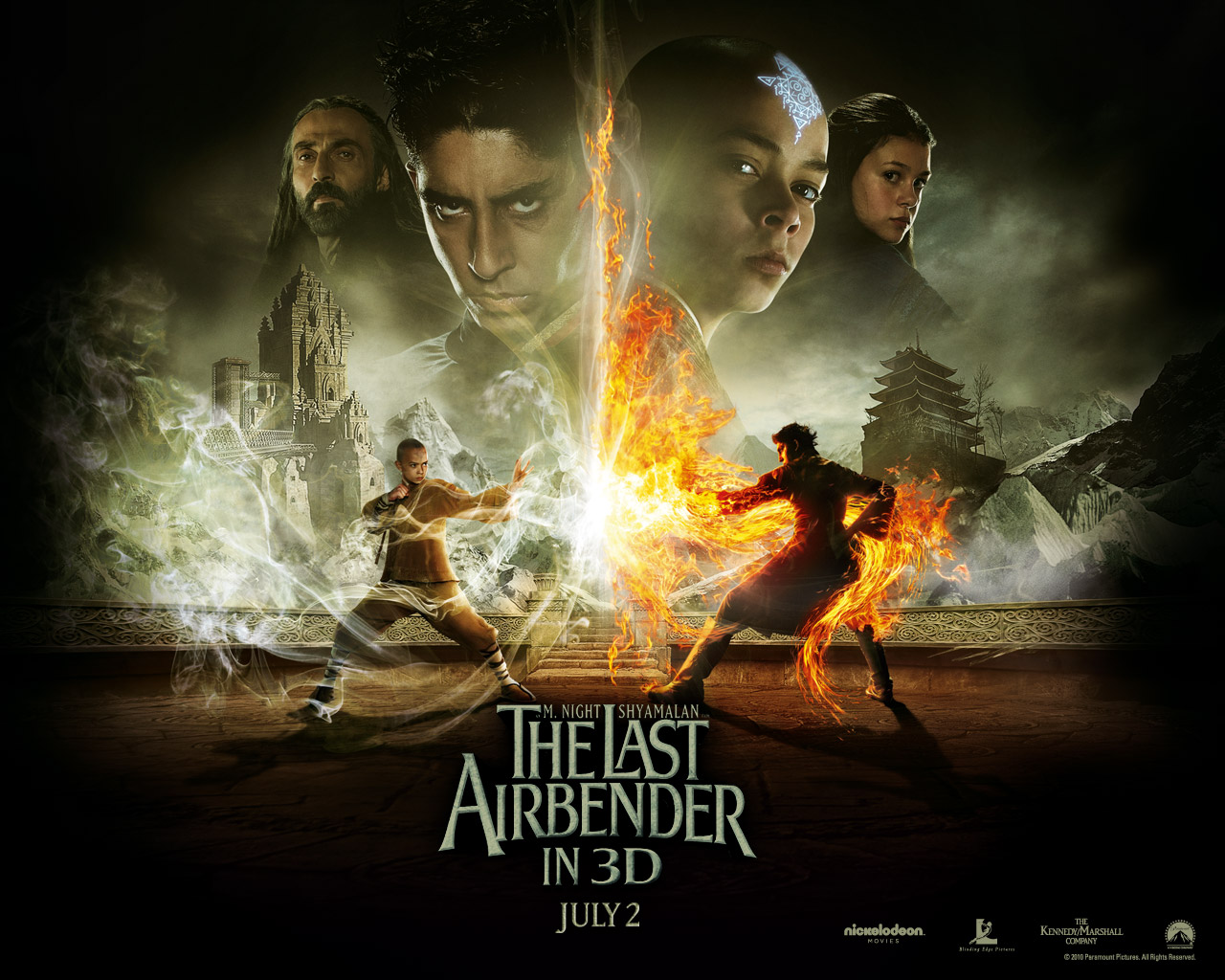 "Avatar: The Last Airbender Movie" desktop wallpaper (1280 x 1024 pixels)