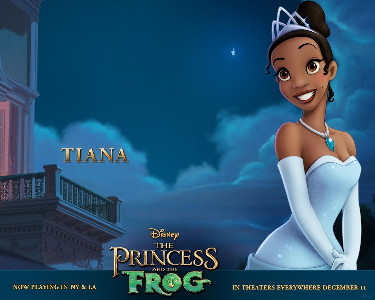 "The Princess and the Frog: Tiana" desktop wallpaper (1280 x 1024 pixels)