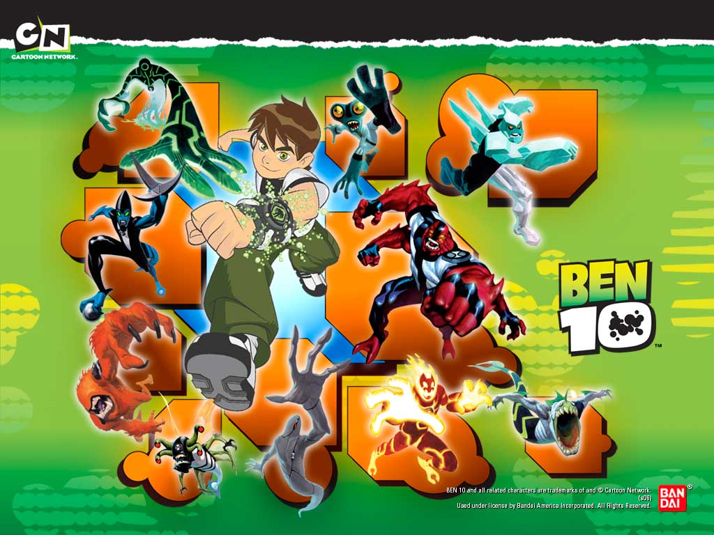 "Ben 10" desktop wallpaper number 1 (1024 x 768 pixels)