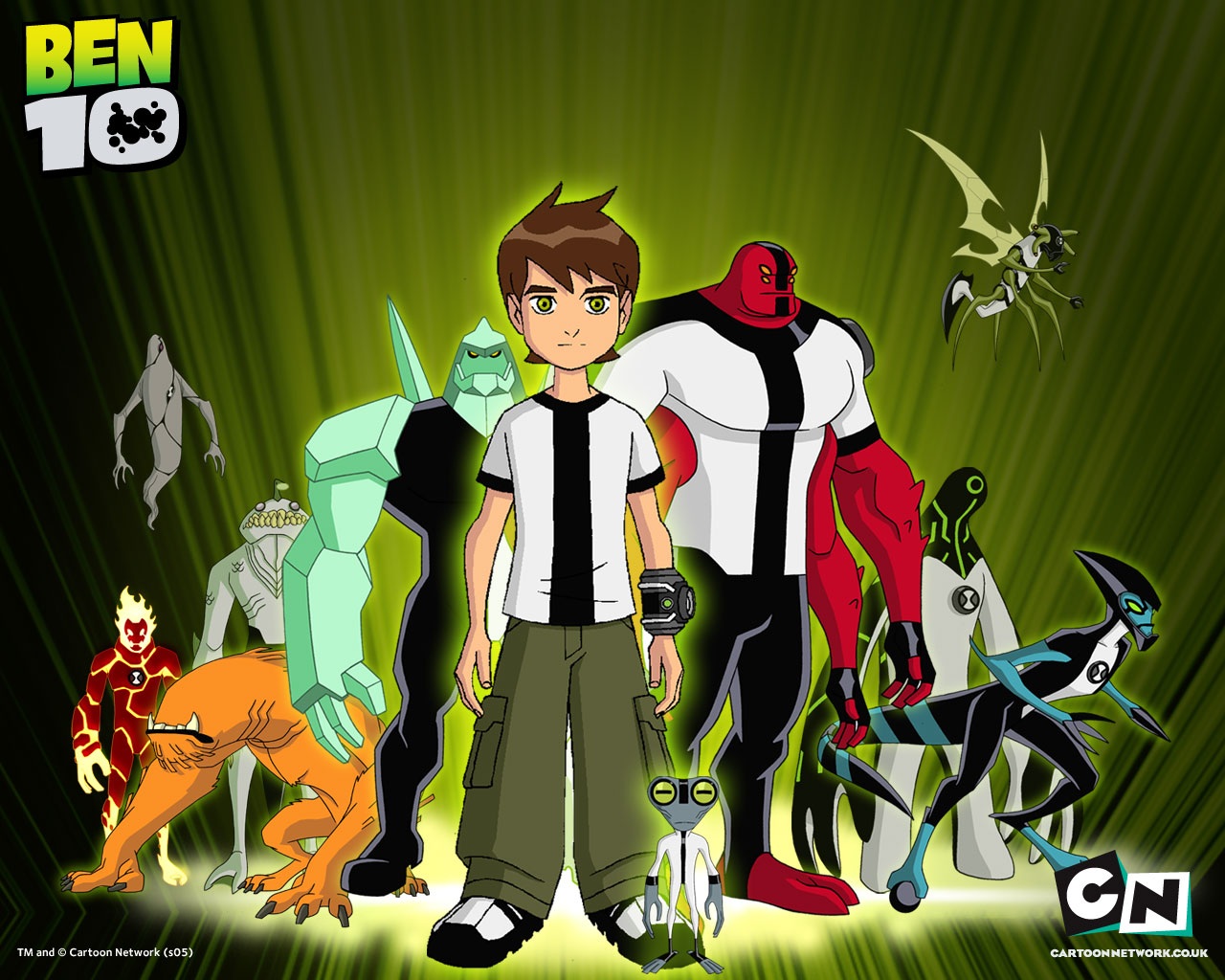 "Ben 10" desktop wallpaper number 3 (1280 x 1024 pixels)