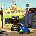 Click here to play the Flash game "Cars: Luigi's Casa Della Tires"