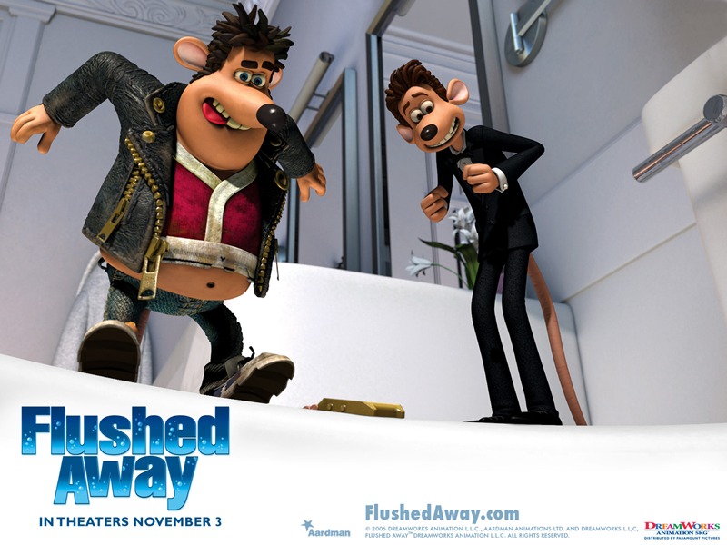 "Flushed Away" desktop wallpaper (800 x 600 pixels)