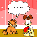 Click here to play the Flash game "Garfield's Comic Creator" (plus Bonus Game)