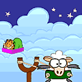 Click here to play the Flash game "Garfield's Sheep Shot" (plus Bonus Game)