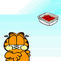 Click here to play the Flash games "Garfield: Lasagna from Heaven" and "Garfield: Food Frenzy" (plus Bonus Game)