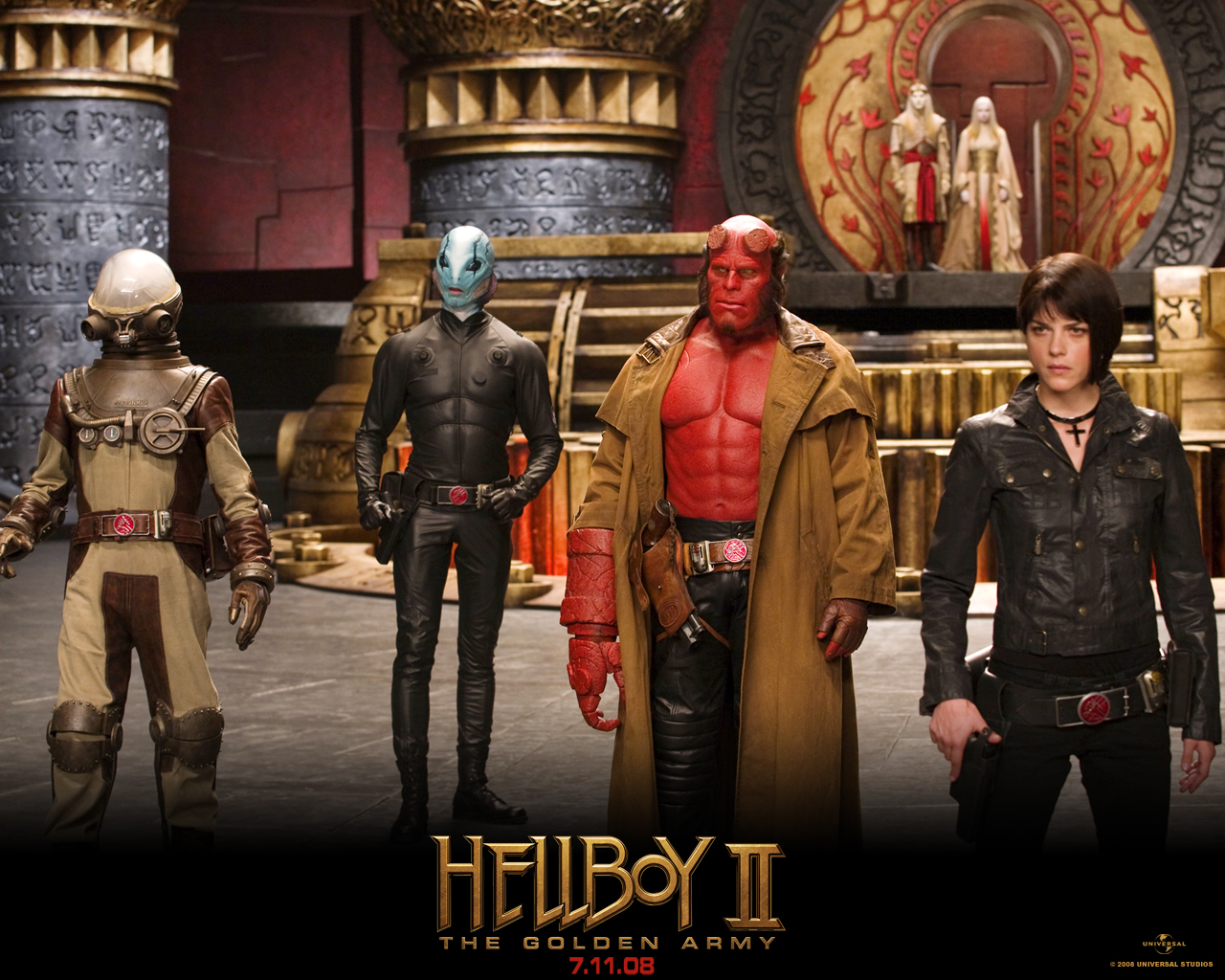 "Hellboy II" desktop wallpaper number 1 (1280 x 1024 pixels)