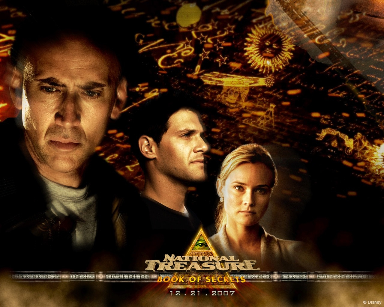 "National Treasure 2: Book of Secrets" desktop wallpaper (1280 x 1024 pixels)