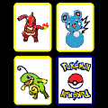 Click here to play the Flash game "Pokemon: Trading Card Match-Up" (plus 7 Bonus Games)