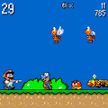 Click here to play the Flash game "Super Mario Brothers: Super Mario Rampage"