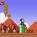 Click here to play the Flash game "Super Bandit Bros." (which is a Super Mario Bros. "clone-with-a-twist")