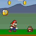 Click here to play the Flash game "Super Mario Brothers: Super Mario X"