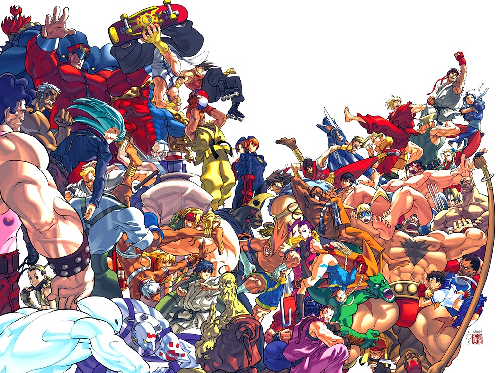 "Street Fighter" desktop wallpaper (1024 x 768 pixels)