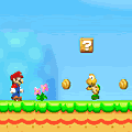 Click here to play the Flash game "Super Mario Brothers: Mario's Adventure 2"
